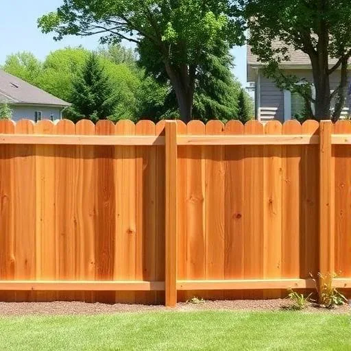 Cedar fence installation